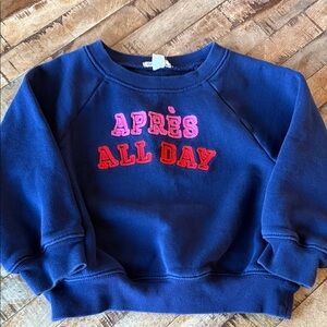 Crewcuts Navy Sweatshirt-
XXS
